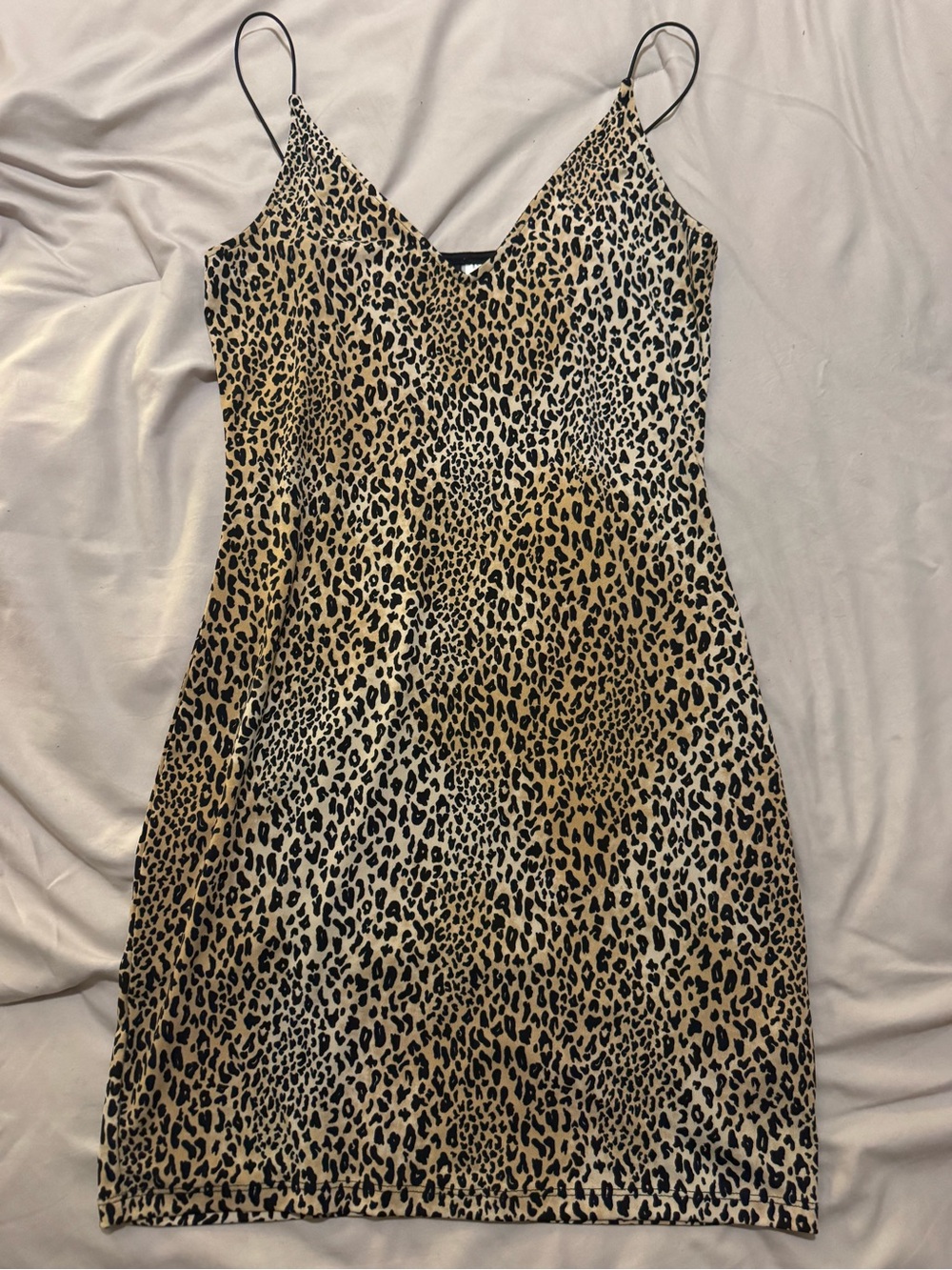 H&M Cheetah Bodycon Mini Dress